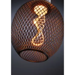 LED-lamppu Paulmann Metallic Glow Globe, E27, Helix, 110lm, 3.5W, 1800K, musta