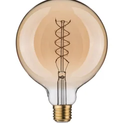 LED-lamppu Paulmann Rustic Shine Globe, 230V, 300lm, 4.2W, 1800K, himmennettävä, kulta