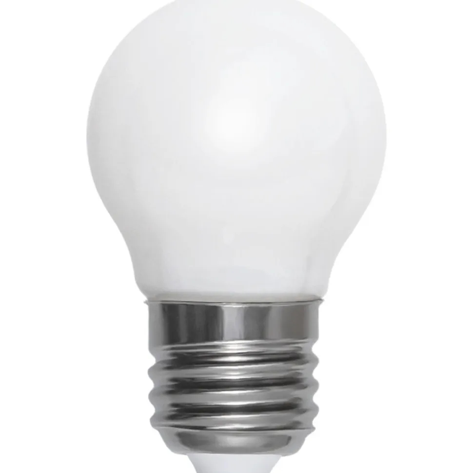 LED-lamppu Star Trading 375-23-1 Ø45x78mm E27 opaali 4.7W 4000K 470lm