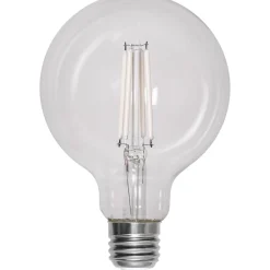 LED-lamppu Star Trading Clear White Filament 352-83, Ø95x140, E27, G95, 7W, 2700K, 806lm