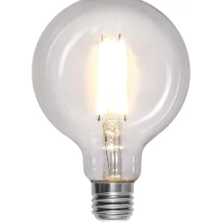 LED-lamppu Star Trading Clear White Filament 352-83, Ø95x140, E27, G95, 7W, 2700K, 806lm