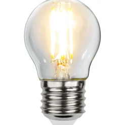 LED-lamppu Star Trading Clear Filament 351-35, Ø45x78mm, E27, G45, 2.5W, 2700K, 250lm