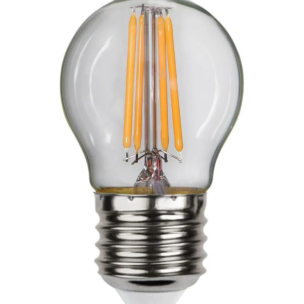 LED-lamppu Star Trading Clear Filament 3-step 354-92-1, Ø45x78mm, E27, G45, 4.2W, 3000K