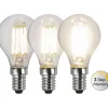 LED-lamppu Star Trading Clear Filament 3-step 354-91-1, Ø45x83mm, E14, P45, 4.2W, 3000K