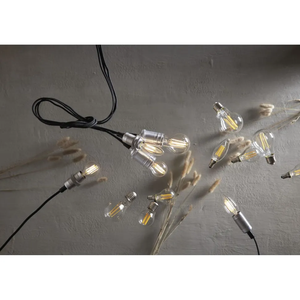 LED-lamppu Star Trading Clear Filament 3-step 354-91-1, Ø45x83mm, E14, P45, 4.2W, 3000K