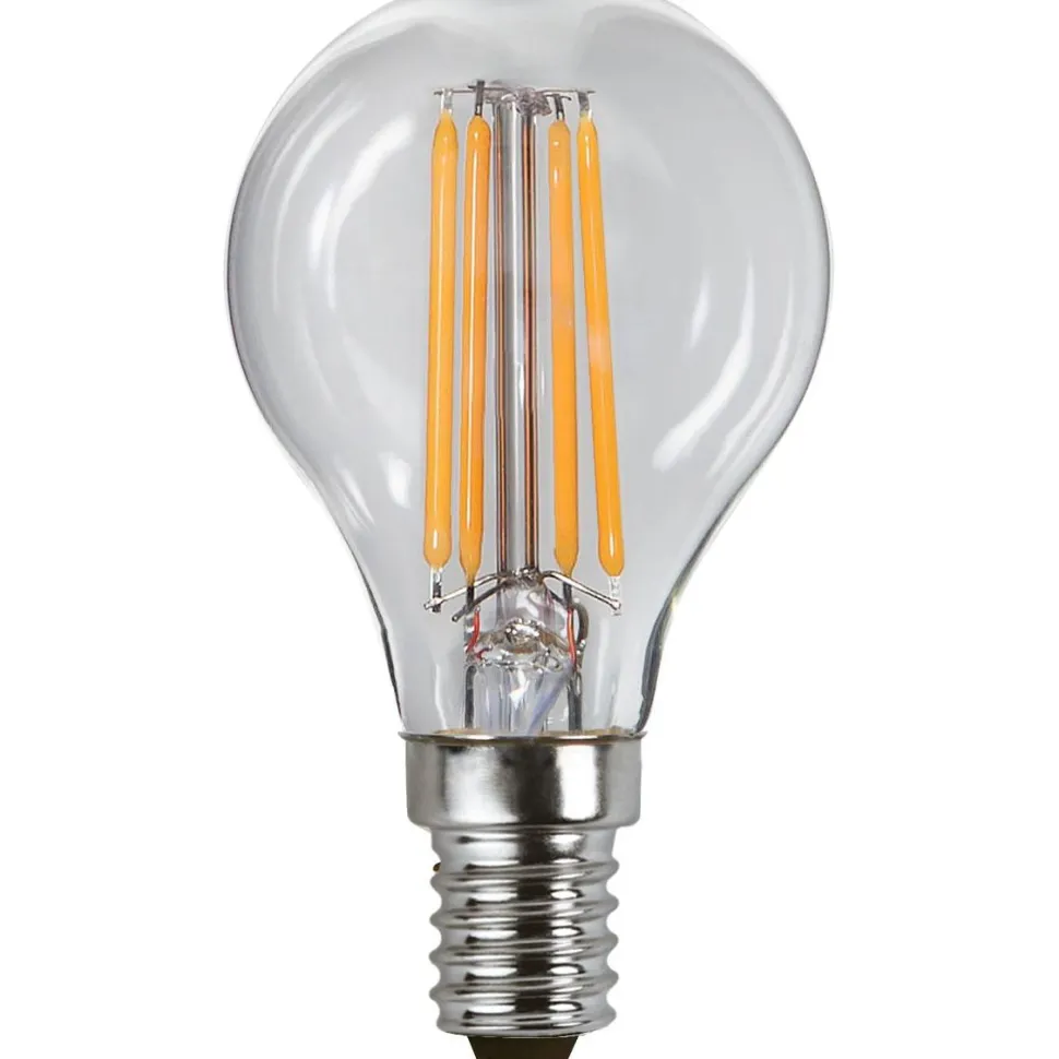 LED-lamppu Star Trading Clear Filament 3-step 354-91-1, Ø45x83mm, E14, P45, 4.2W, 3000K
