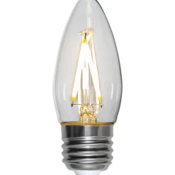 LED-lamppu Star Trading Clear Filament 351-31, Ø35x92mm, E27, C35, 2.5W, 2700K, 250lm