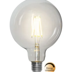 LED-lamppu Star Trading Clear Filament 352-57, Ø125x180mm, E27, G125, 7.5W, 2700K, 806lm