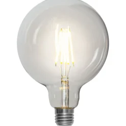 LED-lamppu Star Trading Clear Filament 352-57, Ø125x180mm, E27, G125, 7.5W, 2700K, 806lm