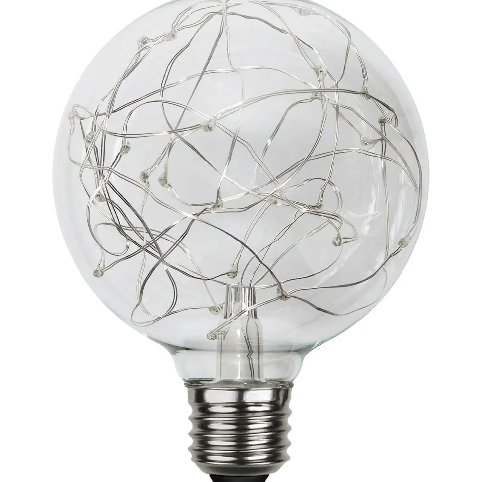 LED-lamppu Star Trading Decoled, E27, G95, 2900K, 45lm