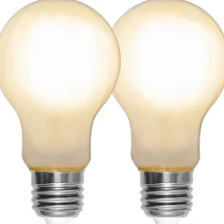 LED-lamppu Star Trading Frosted Filament 339-03, Ø60x108, E27, A60, 4.5W, 2700K, 470lm, 2kpl