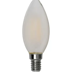 LED-lamppu Star Trading Frosted Filament 339-02, Ø35x97, E14, C35, 4.5W, 2700K, 470lm, 2kpl
