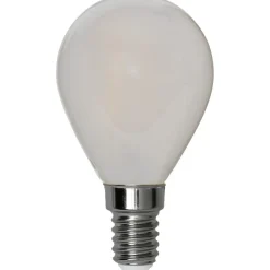 LED-lamppu Star Trading Frosted Filament 339-09, Ø45x80, E14, P45, 2.5W, 2700K, 250lm, 2kpl