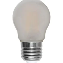 LED-lamppu Star Trading Frosted Filament 339-07, Ø45x78, E27, G45, 4.5W, 2700K, 470lm, 2kpl