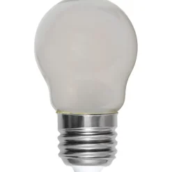 LED-lamppu Star Trading Frosted Filament 339-06, Ø45x78, E27, G45, 2.5W, 2700K, 250lm, 2kpl