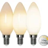 LED-lamppu Star Trading Illumination LED 3-step click 375-83, Ø35x98mm, E14, 4W, 2700K, 38/190/380lm