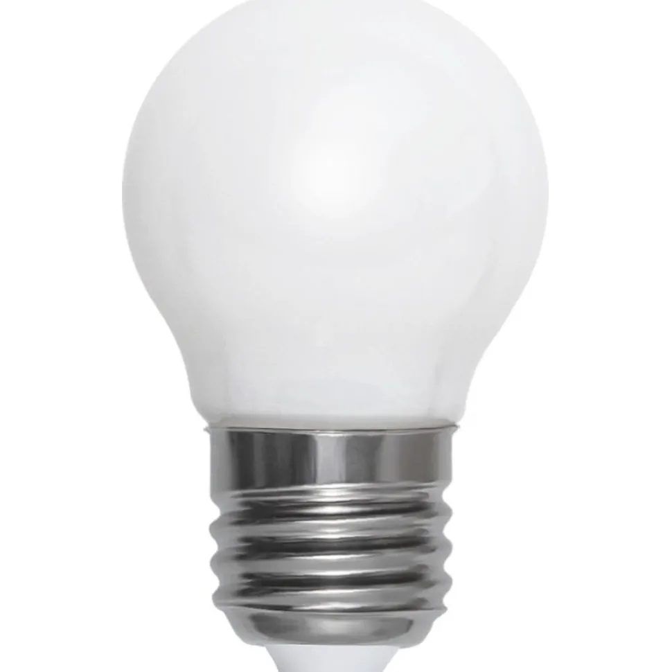 LED-lamppu Star Trading Opaque Filament RA 90 375-24-3, Ø45x78mm, E27, G45, 5W, 2700K, 440lm