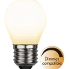 LED-lamppu Star Trading Opaque Filament RA 90 375-24-2, Ø45x78mm, E27, G45, 5W, 3000K, 470lm
