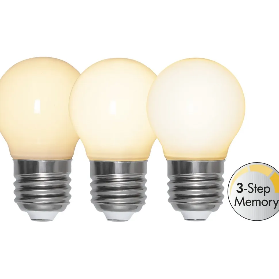 LED-lamppu Star Trading Opaque Filament RA90 3-step 375-82-1, Ø45x78mm, E27, G45, 4W, 2700K