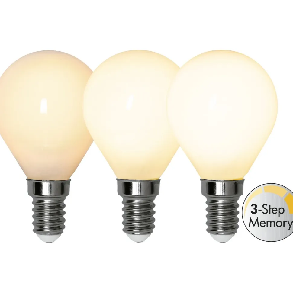 LED-lamppu Star Trading Opaque Filament RA90 3-step 375-81-1, Ø45x78mm, E14, P45, 4W, 2700K