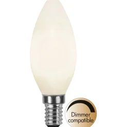 LED-lamppu Star Trading Opaque Filament RA 90 375-04-1, Ø35x98mm, E14, C35, 5W, 2700K, 450lm