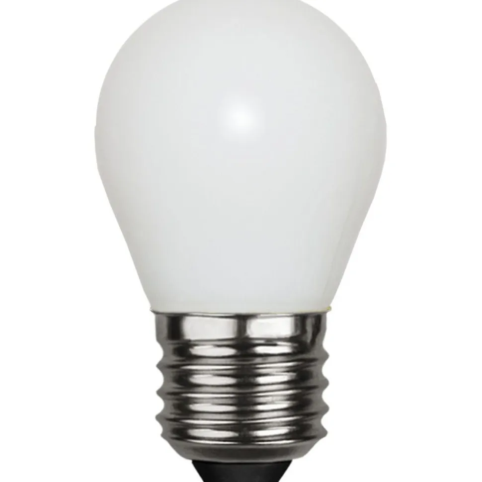 LED-lamppu Star Trading Opaque Filament 375-26, Ø45x82mm, E27, G45, 5.9W, 3000K, 806lm