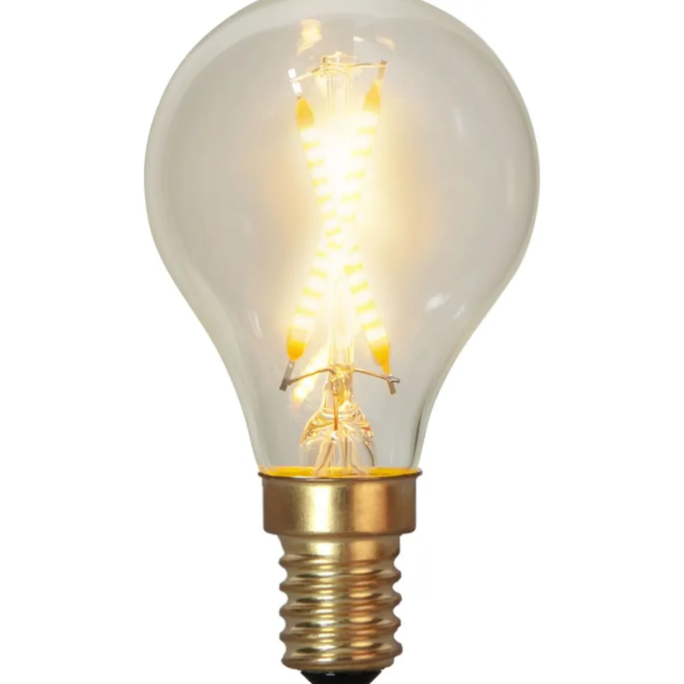 LED-lamppu Star Trading Soft Glow 353-17-1 Ø45x83mm E14 kirkas 0.5W 2100K 30lm