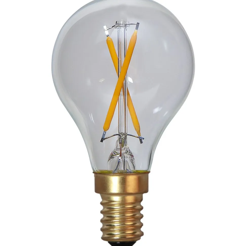 LED-lamppu Star Trading Soft Glow 353-17-1 Ø45x83mm E14 kirkas 0.5W 2100K 30lm