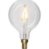 LED-lamppu Star Trading Soft Glow 355-60-1, Ø80x124mm, E14, G80, 1.5W, 2100K, 100lm