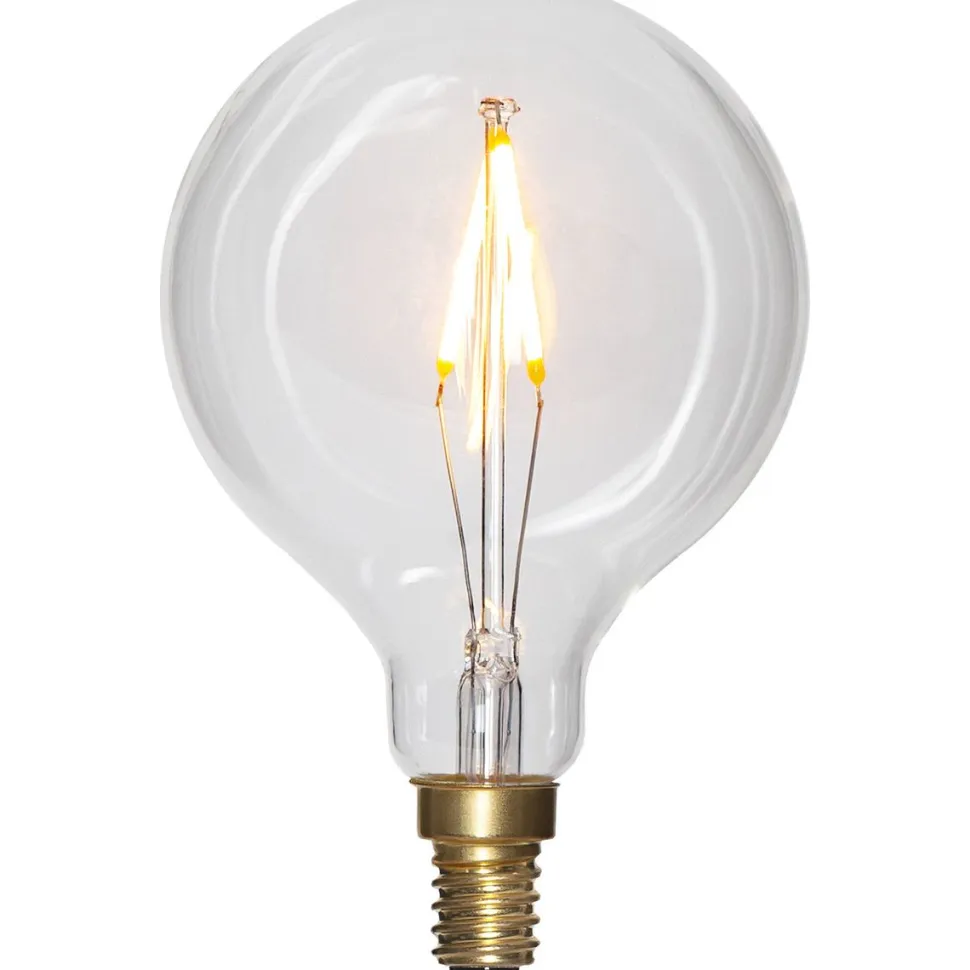LED-lamppu Star Trading Soft Glow 355-60-1, Ø80x124mm, E14, G80, 1.5W, 2100K, 100lm