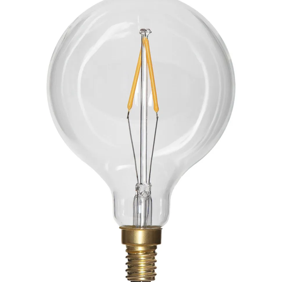 LED-lamppu Star Trading Soft Glow 355-60-1, Ø80x124mm, E14, G80, 1.5W, 2100K, 100lm
