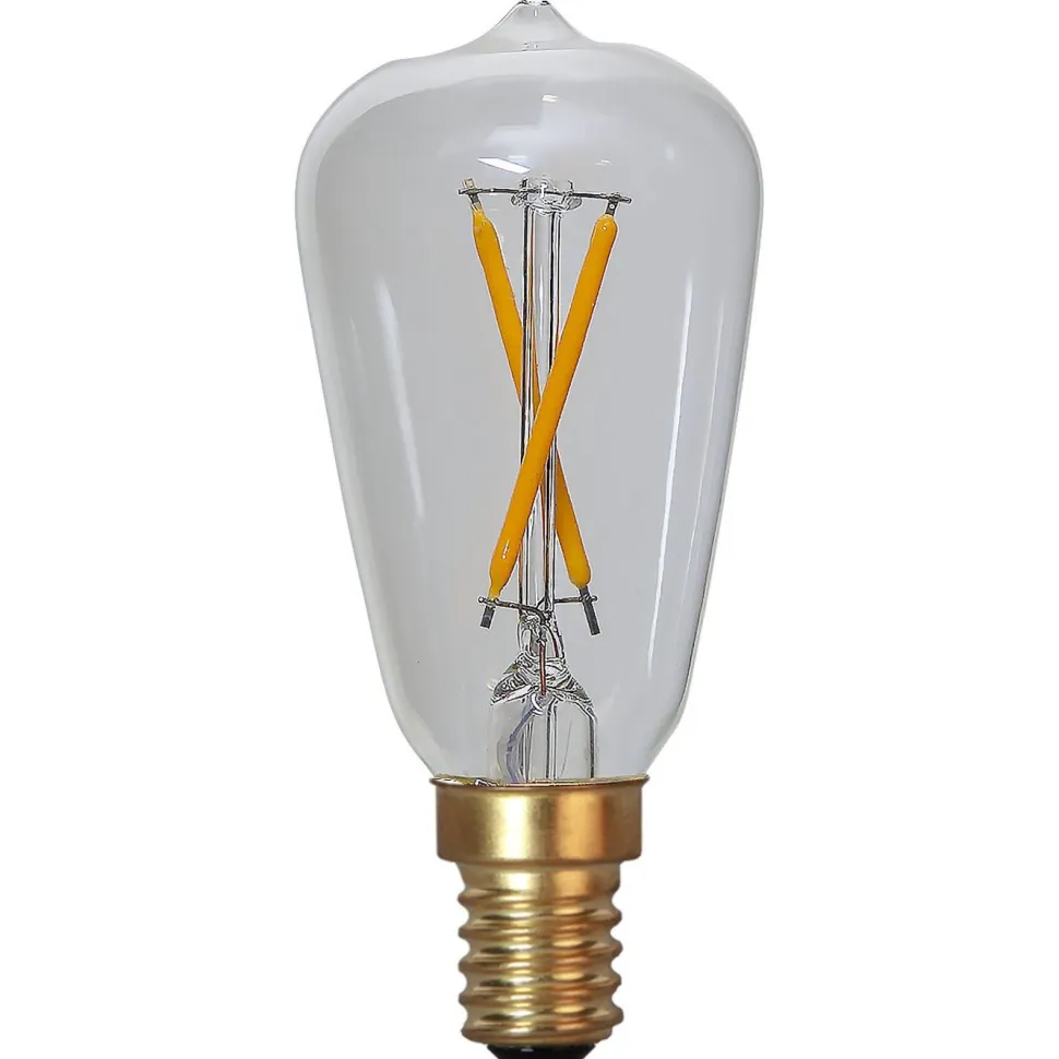 LED-lamppu Star Trading Soft Glow 353-72-2 Ø38x94mm E14 kirkas 0.5W 2100K 30lm