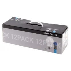 LED-lamppu Airam Pro A60 OP 12BX 840, E27, 4000K, 1060lm, 12kpl
