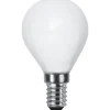 LED-lamppu Star Trading Opaque Filament 375-14-1 Ø45x78mm, E14, opaali, 5W, 2700K, 450lm, himmennettävä