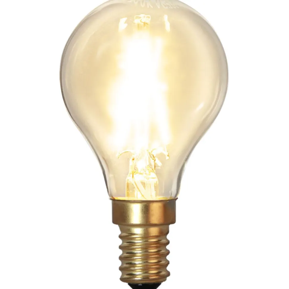 LED-lamppu Star Trading Soft Glow 353-11-1 Ø45x81mm E14 kirkas 1.5W 2100K 120lm