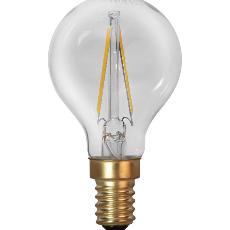 LED-lamppu Star Trading Soft Glow 353-11-1 Ø45x81mm E14 kirkas 1.5W 2100K 120lm