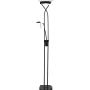 LED-lattiavalaisin Aneta Lighting Cannes, 180cm, musta