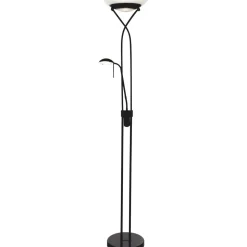 LED-lattiavalaisin Aneta Lighting Cannes, 180cm, musta