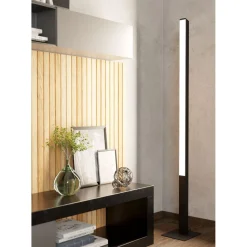 LED-Lattiavalaisin Eglo connect.z Simolaris-Z 161cm 35W RGBW musta