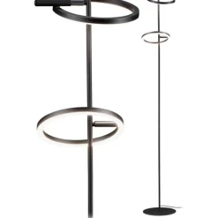LED-lattiavalaisin Paulmann Odila, 150cm, 2x1200lm, 2x10.4W, säädettävä värilämpötila, mattamusta/kromi