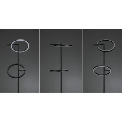 LED-lattiavalaisin Paulmann Odila, 150cm, 2x1200lm, 2x10.4W, säädettävä värilämpötila, mattamusta/kromi