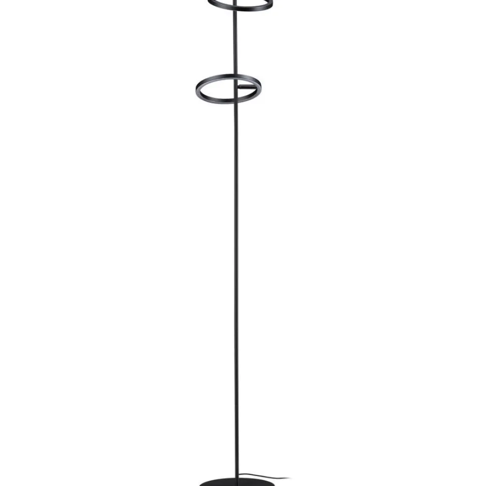 LED-lattiavalaisin Paulmann Odila, 150cm, 2x1200lm, 2x10.4W, säädettävä värilämpötila, mattamusta/kromi