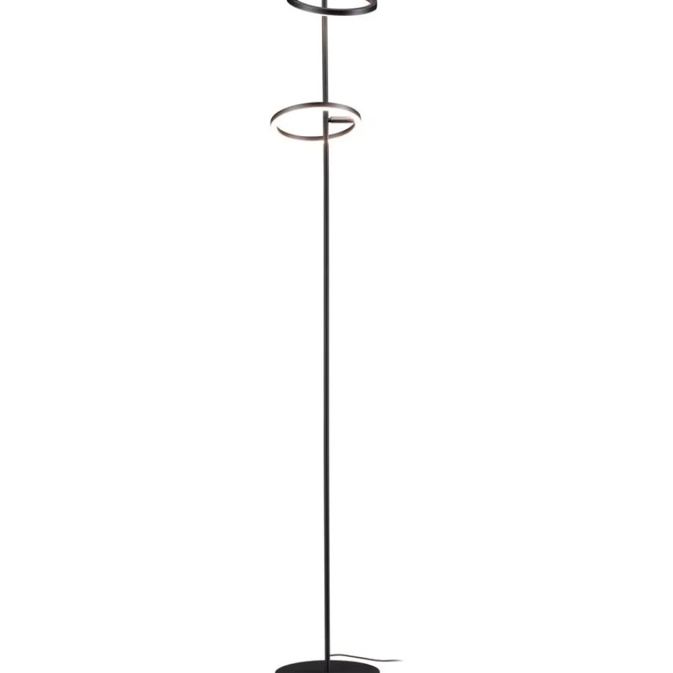 LED-lattiavalaisin Paulmann Odila, 150cm, 2x1200lm, 2x10.4W, säädettävä värilämpötila, mattamusta/kromi