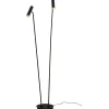 LED-lattiavalaisin Aneta Lighting Artic 2-osainen 3000K musta