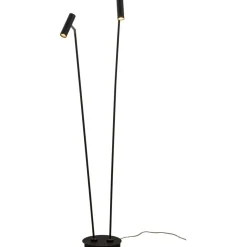 LED-lattiavalaisin Aneta Lighting Artic 2-osainen 3000K musta