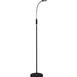 LED-lattiavalaisin Aneta Lighting Juno 500x230x1350 mm musta, kromi