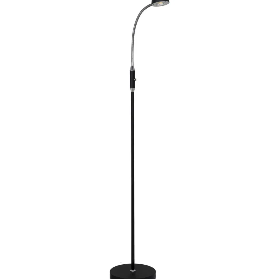 LED-lattiavalaisin Aneta Lighting Juno 500x230x1350 mm musta, kromi
