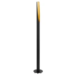 LED-lattiavalaisin Eglo Barbotto 5W Ø185x1370 mm GU10 IP20 himmennettävä musta/kulta