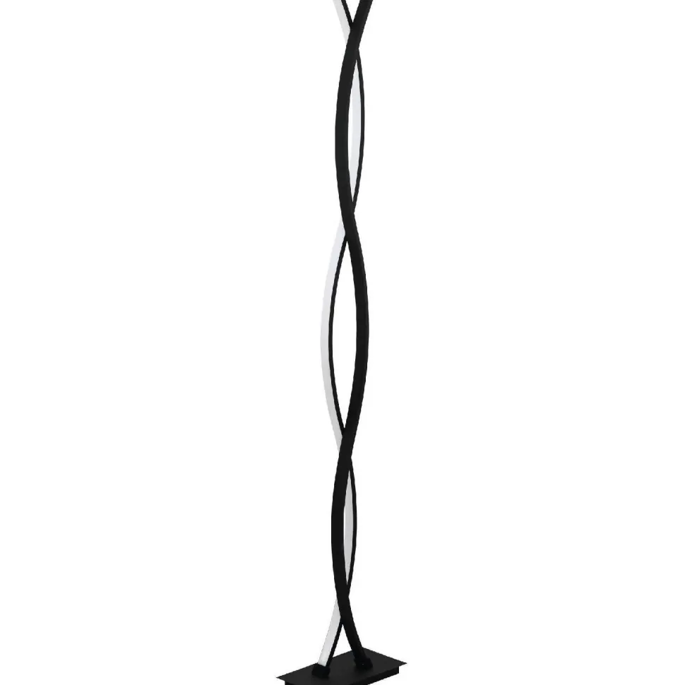 LED-lattiavalaisin Eglo Lasana 3 musta