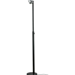 LED-lattiavalaisin Paulmann Aldan, 2700K, musta/harjattu alumiini